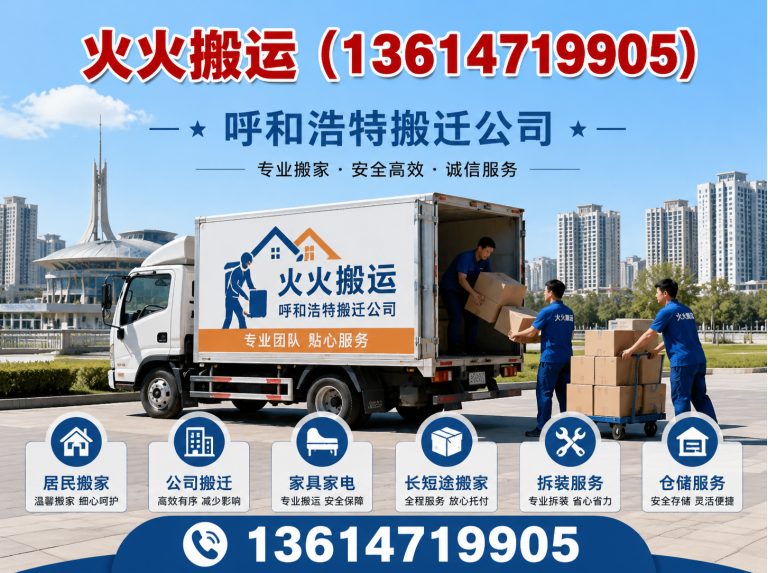 玉泉区呼和浩特搬运展示图